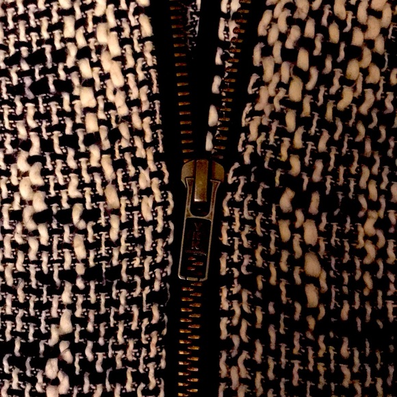 Joie zip up sweater wool-like cotton-poly blend - Picture 4 of 6